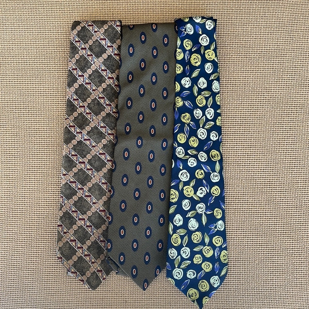 Vintage Mens Ties Set of 3